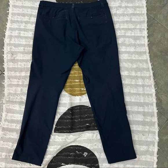 Lululemon Pants Men 34 Navy  Commission SLIM Fit Warpstreme Stretch Golf Chino - Picture 11 of 11